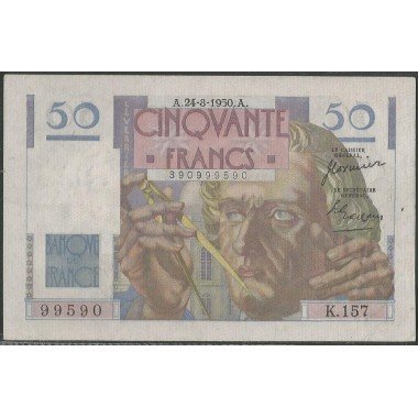 Francia, 50 Francs 24 Ago 1950 P127e