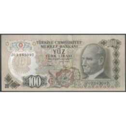 Turkya 100 Liras L1970 (1983) P189c