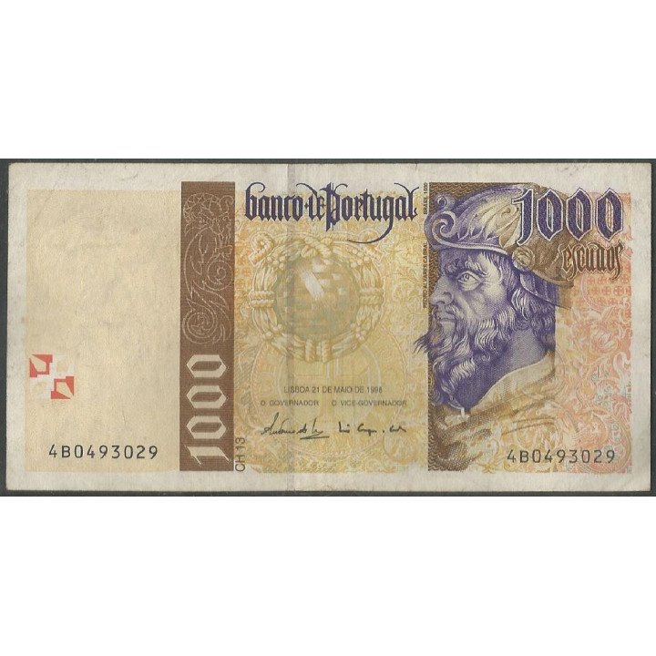 Portugal 1.000 Escudos 21 May 1998 P188c