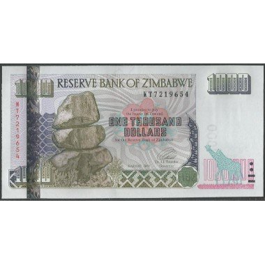 Zimbabwe, 1.000 Dollars 2003 P12