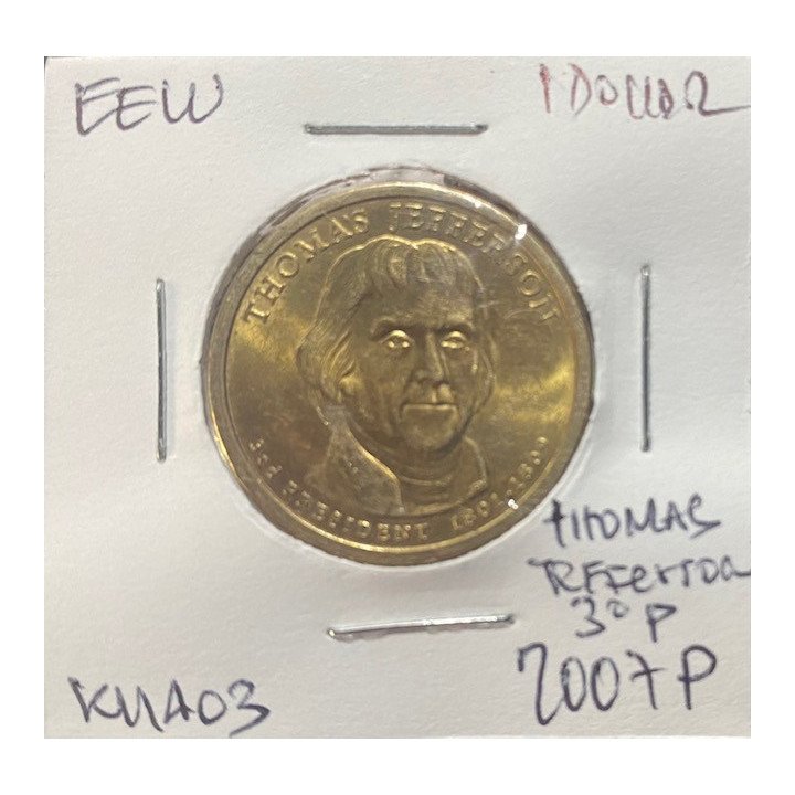 Estados Unidos 1 Dollar - Serie presidentes 2007-2008-2009 reverso