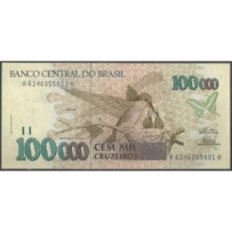 Brasil 100.000 Cruzeiros ND1992 P235c