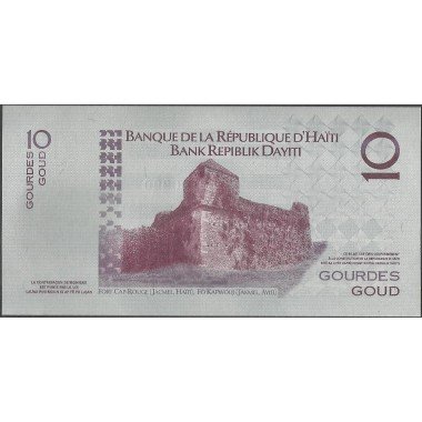 Haiti, 10 Gourdes 2014 P272g