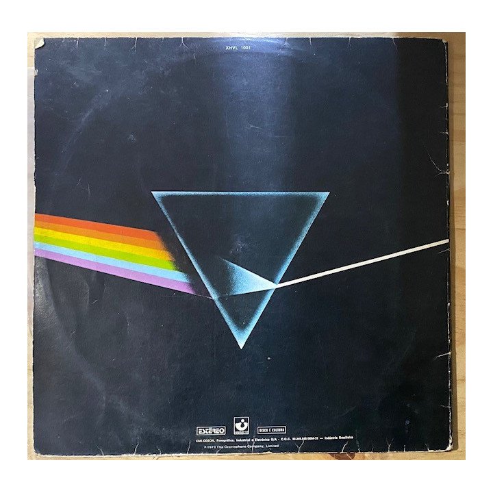 Pink Floyd - The Dark Side of the Moon - Brasil 1973 reverso
