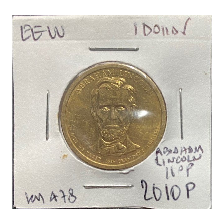 Estados Unidos 1 Dollar - Serie presidentes 2010 a 2016 reverso