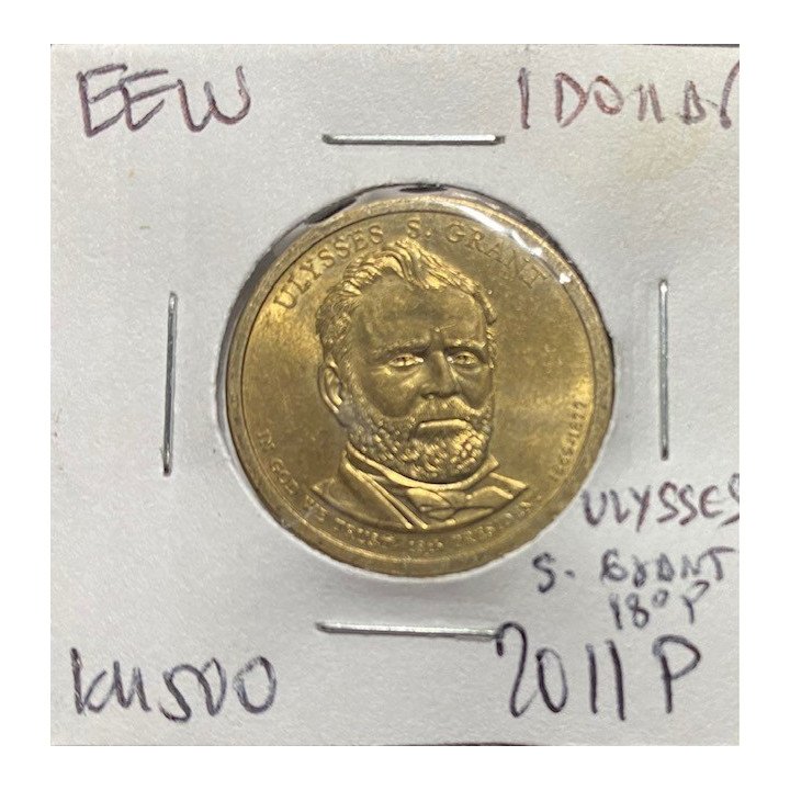 Estados Unidos 1 Dollar - Serie presidentes 2010 a 2016 reverso