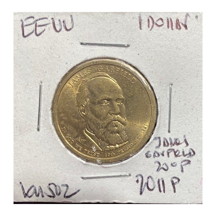 Estados Unidos 1 Dollar - Serie presidentes 2010 a 2016 reverso
