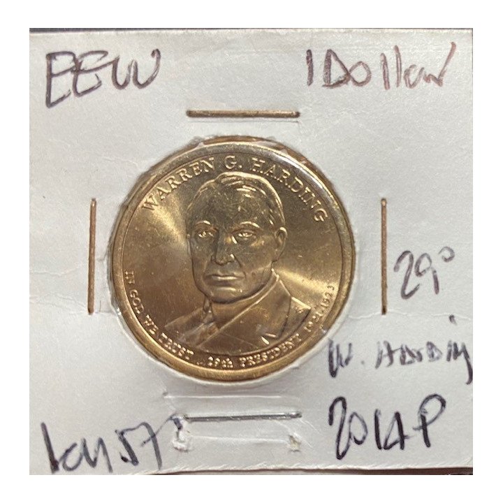 Estados Unidos 1 Dollar - Serie presidentes 2010 a 2016 reverso