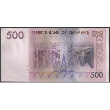 Zimbabwe, 500 Dollars 2007 P70