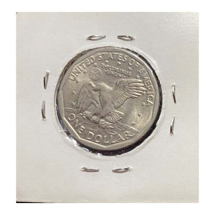 Estados Unidos 1 Dollar Susan B. Anthony 1979-99 KM207 reverso