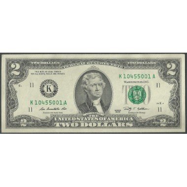 Estados Unidos, 2 Dollars 2009 K P530A