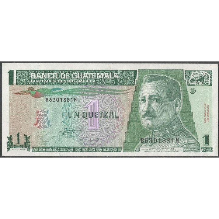 Guatemala 1 Quetzal 27 Oct 1993 P87a