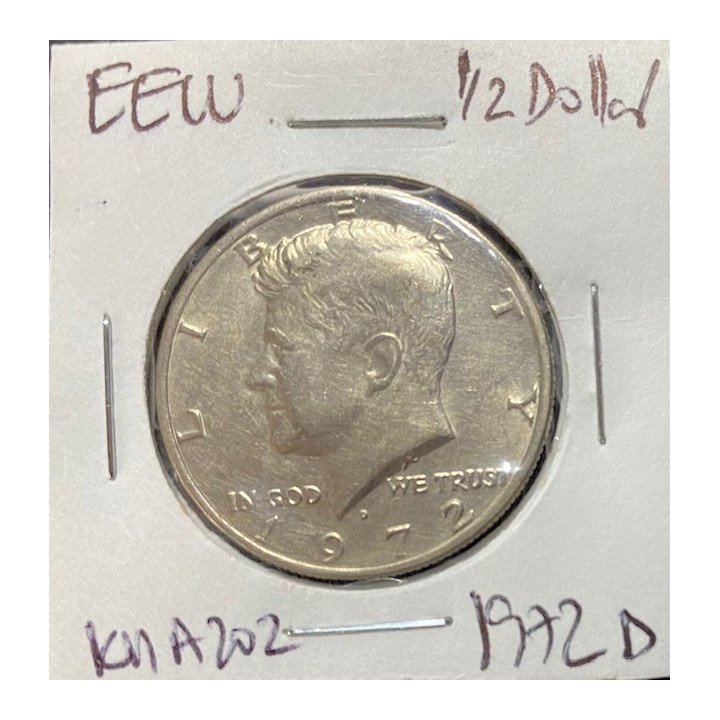 Estados Unidos 1/2 Dollar Kennedy CuNi 1971-75 KM202b