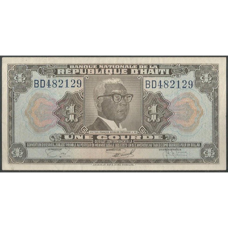 Haiti, 1 Gourde L1919 P200a2