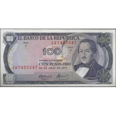 Billete de 100 Pesos 20 Jul 1973 BGW303