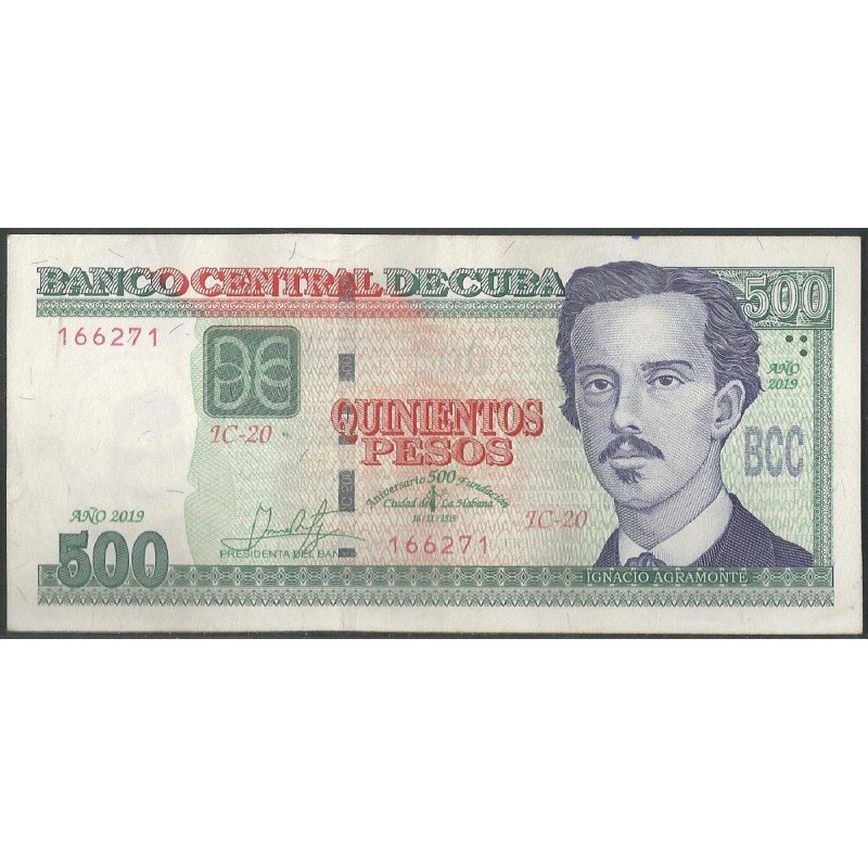 Cuba, 500 Pesos 2019 500 Aniv. de La Habana P133
