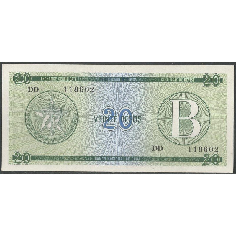 Cuba, 20 Pesos ND PFX9
