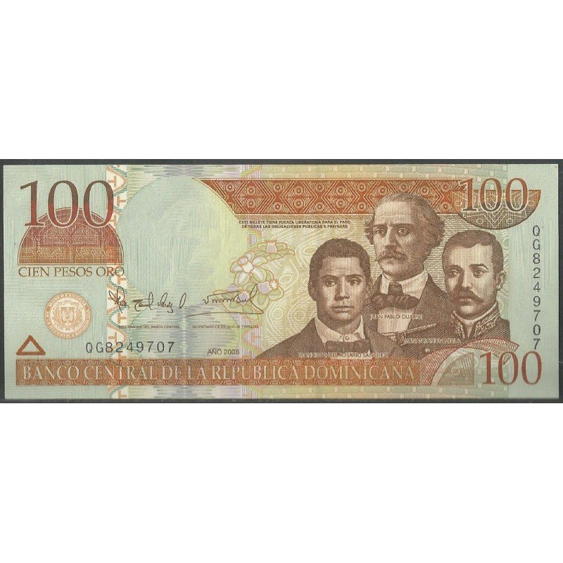 Rep. Dominicana, 100 Pesos 2006 P177a