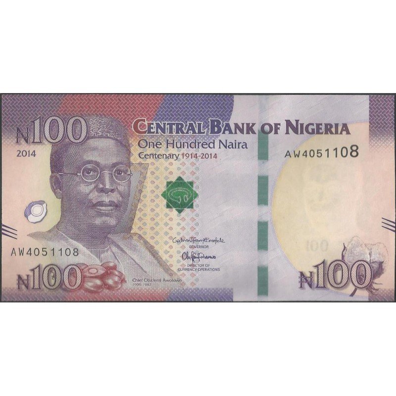 Nigeria, 100 Naira 2014 P41