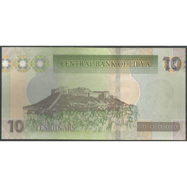 Libya, 10 Dinars 17 Feb 2011 P78Aa