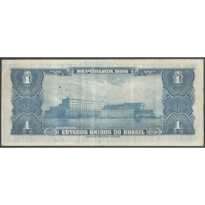 Brasil 1 Cruzeiro ND1944 P132a reverso