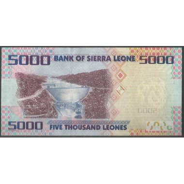 Sierra Leona, 5.000 Leones 27 Abr 2010 P32a