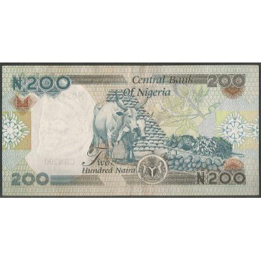 Nigeria,  200 Naira 2009 P29h