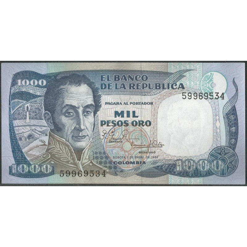 Billete de 1.000 Pesos 1 Ene 1982 BGW413