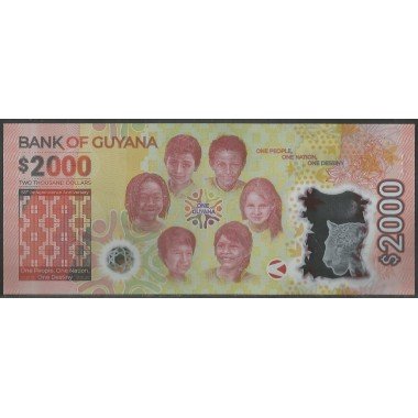 Guyana, 2.000 Dollars ND2021 P42