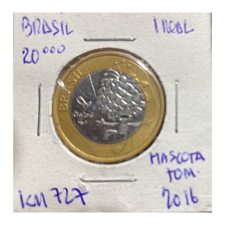 Brasil Juegos Olimpicos Rio 2016 reverso