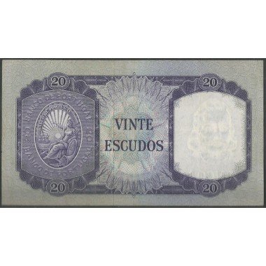 Portugal, 20 Escudos 26 Jul 1960 P163a