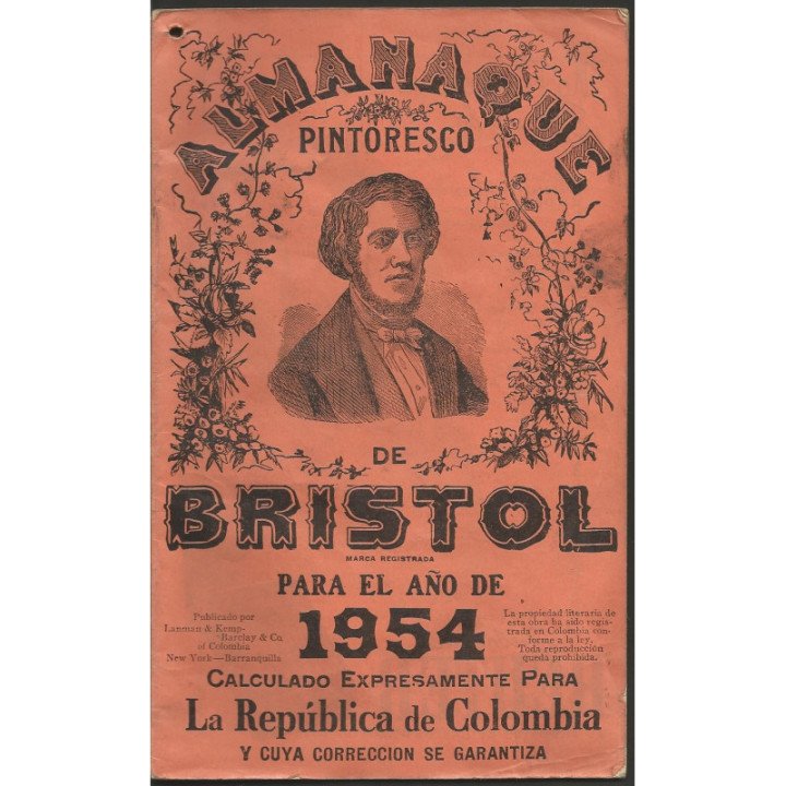Almanaque Bristol - 1951 - 2026 reverso