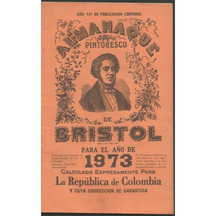 Almanaque Bristol - 1951 - 2026 reverso