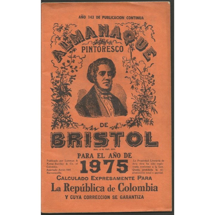 Almanaque Bristol - 1951 - 2026 reverso
