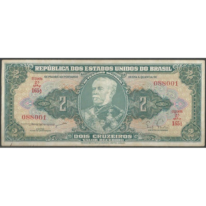 Brasil, 2 Cruzeiros ND1955 P157