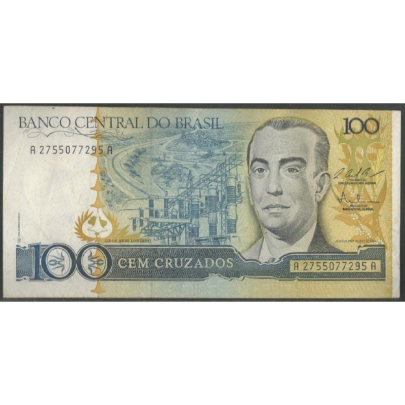 Brasil, 100 Cruzados ND1987 P211c