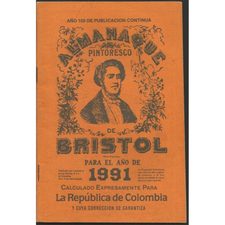 Almanaque Bristol - 1951 - 2026 reverso