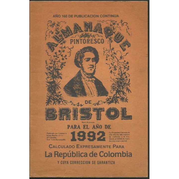 Almanaque Bristol - 1951 - 2026 reverso