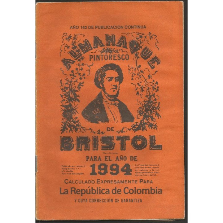 Almanaque Bristol - 1951 - 2026 reverso
