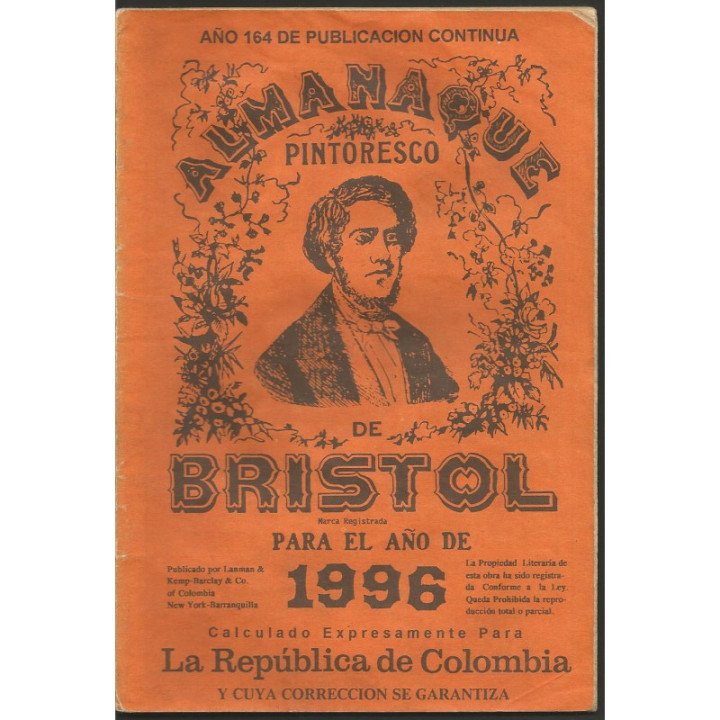 Almanaque Bristol - 1951 - 2026 reverso