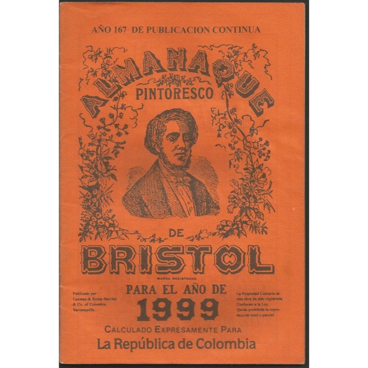 Almanaque Bristol - 1951 - 2026 reverso