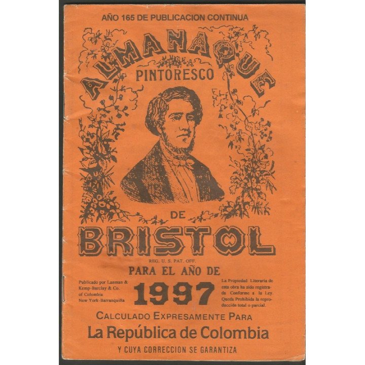 Almanaque Bristol - 1951 - 2026 reverso