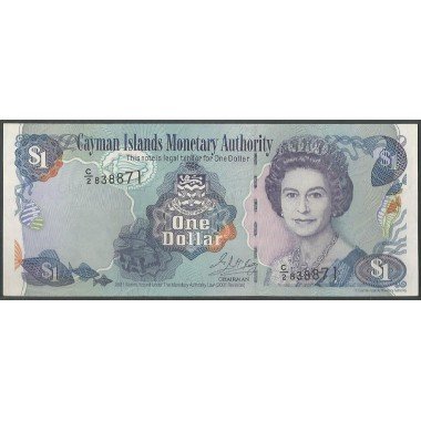 Islas Cayman, 1 Dollar 2001 C/2 P26a
