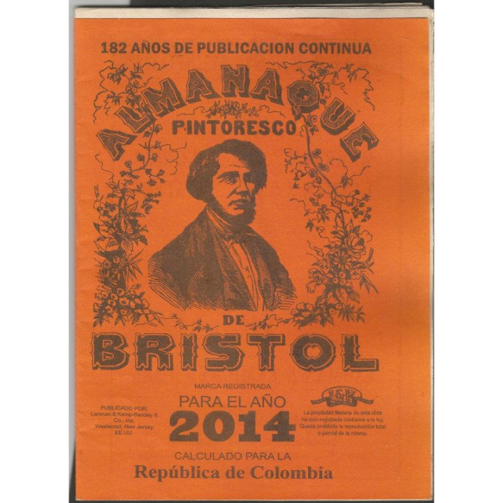 Almanaque Bristol - 1951 - 2026 reverso