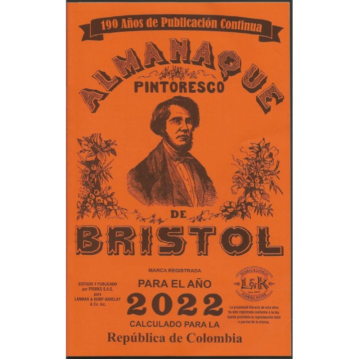 Almanaque Bristol - 1951 - 2026 reverso