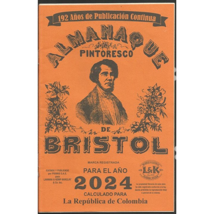 Almanaque Bristol - 1951 - 2026 reverso