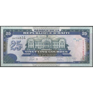 Haiti, 25 Gourdes 2014 P266e