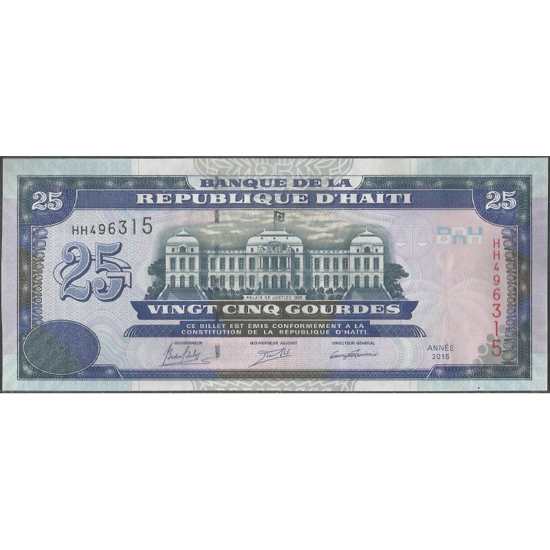 Haiti, 25 Gourdes 2015 P266f