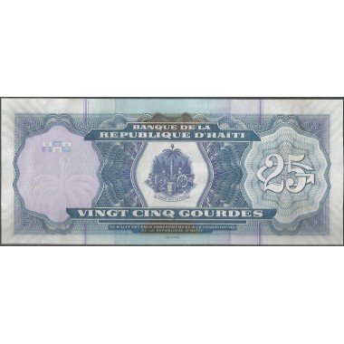 Haiti, 25 Gourdes 2015 P266f