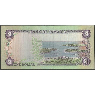Jamaica, 1 Dollars 1 Jul 1989 P68Ac